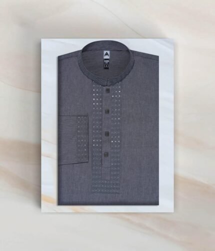 Eid Exclusive Panjabi Grey Mixed
